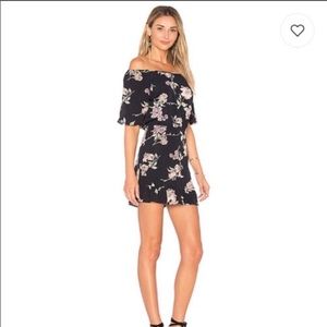 Flynn Skye Kristina Floral Print Mini  Dress NWT